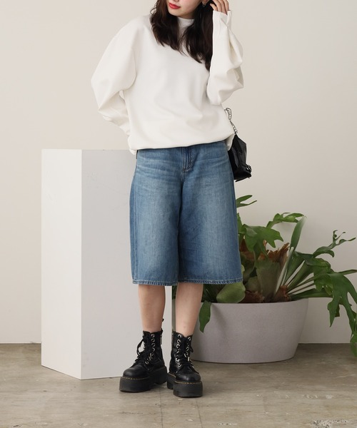 ROOPTOKYO(ループトウキョウ)の「袖口スナップボタンデザインスウェットトップス 夏物 夏服(スウェット・レディース・グレー/ホワイト・FREE)」の16枚目の写真