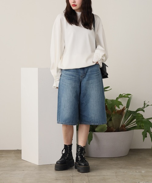 ROOPTOKYO(ループトウキョウ)の「袖口スナップボタンデザインスウェットトップス 夏物 夏服(スウェット・レディース・グレー/ホワイト・FREE)」の17枚目の写真