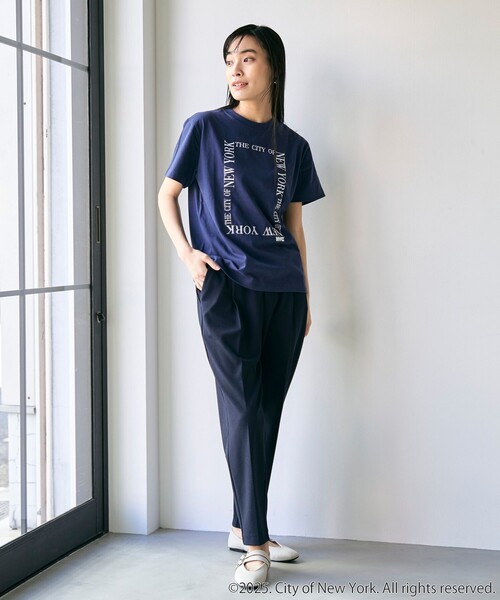 RONEL(ロネル)の「GOOD ROCK SPEED(グッドロックスピード) NYC Tシャツ(Tシャツ/カットソー・レディース・ネイビー・FREE)」の3枚目の写真
