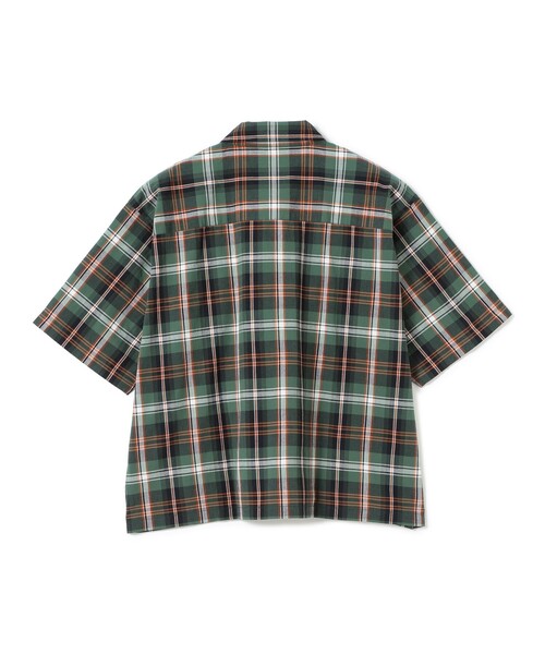 BEAMS（ビームス）の「チェック ショート シャツ（シャツ/ブラウス・メンズ・グリーン/オレンジ・S/M/L/XL）」の13枚目の写真