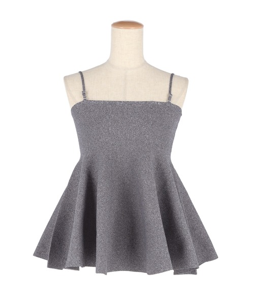 coca（coca）（コカ）の「スポンディッシュニットキャミソール（キャミソール・レディース・ブラック/グレー/ホワイト/ワイン/ブラウン・L/M）」の19枚目の写真