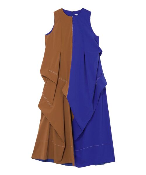 STITCH TUCK COCOON OP / ステッチタックコクーンワンピース