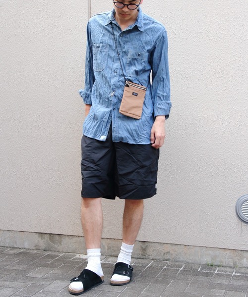 THOUSAND MILE（サウザンドマイル）の「THOUSAND MILE/サウザンドマイル　ナイロンタスラン ウェザーウォークショーツ　NYLON TASLAN WEATHER WALK SHORTS（その他パンツ・メンズ・ブラック/オリーブ/ネイビー・S/M/L）」の6枚目の写真