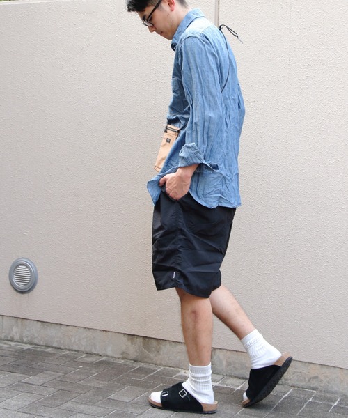 THOUSAND MILE（サウザンドマイル）の「THOUSAND MILE/サウザンドマイル　ナイロンタスラン ウェザーウォークショーツ　NYLON TASLAN WEATHER WALK SHORTS（その他パンツ・メンズ・ブラック/オリーブ/ネイビー・S/M/L）」の7枚目の写真
