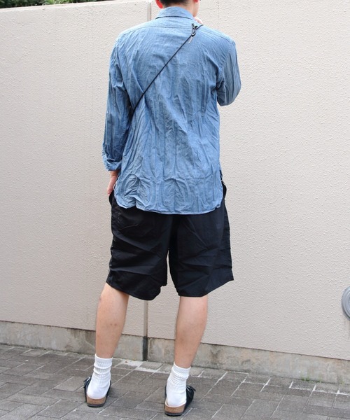 THOUSAND MILE（サウザンドマイル）の「THOUSAND MILE/サウザンドマイル　ナイロンタスラン ウェザーウォークショーツ　NYLON TASLAN WEATHER WALK SHORTS（その他パンツ・メンズ・ブラック/オリーブ/ネイビー・S/M/L）」の8枚目の写真