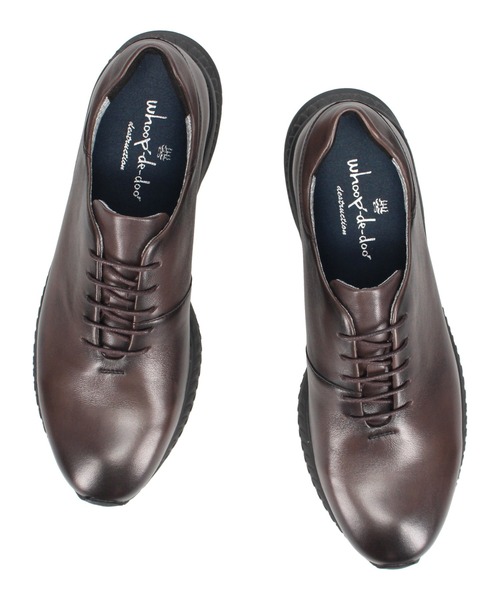 whoop-de-doo(フープディドゥ)の「VIBRAMソールプレーンドレスランスニーカー whoop-de-doo/フープディドゥ(スニーカー・メンズ・ブラック系その他/ダークブラウン系1/ネイビー・44/41/42/43/40)」の10枚目の写真