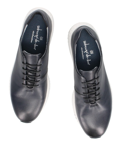 whoop-de-doo(フープディドゥ)の「VIBRAMソールプレーンドレスランスニーカー whoop-de-doo/フープディドゥ(スニーカー・メンズ・ブラック系その他/ダークブラウン系1/ネイビー・44/41/42/43/40)」の16枚目の写真