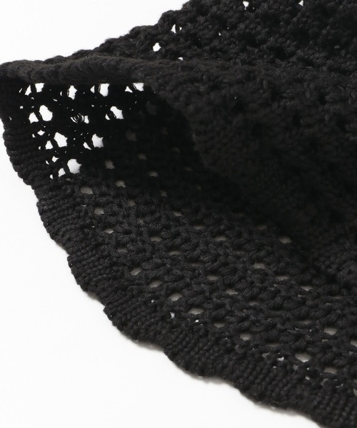 LOWRYS FARM(ローリーズファーム)の「スカシアミサーモHAT 291585(ハット・レディース・ホワイト/ブラック・FREE)」の4枚目の写真