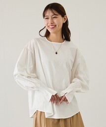 袖ギャザーブラウス