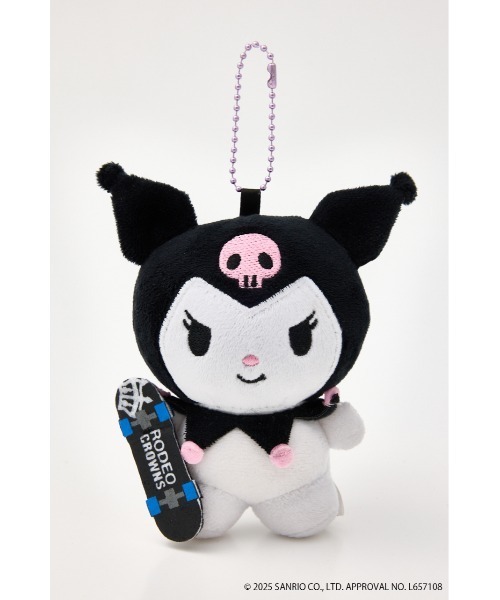 RODEO CROWNS WIDE BOWL（ロデオクラウンズワイドボウル）の「(サンリオキャラクターズ) マスコットホルダー（チャーム・レディース・ブラック系その他/イエロー系その他/レッド系その他/ピンク系その他/ターコイズブルー・FREE）」の2枚目の写真