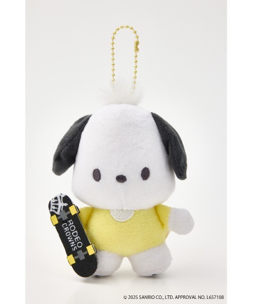 RODEO CROWNS WIDE BOWL（ロデオクラウンズワイドボウル）の「(サンリオキャラクターズ) マスコットホルダー（チャーム・レディース・ブラック系その他/イエロー系その他/レッド系その他/ピンク系その他/ターコイズブルー・FREE）」の4枚目の写真
