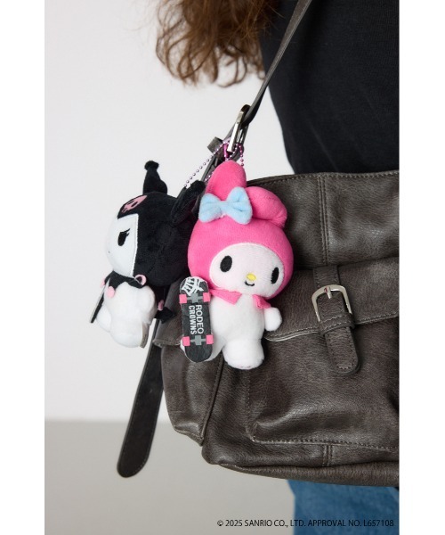 RODEO CROWNS WIDE BOWL（ロデオクラウンズワイドボウル）の「(サンリオキャラクターズ) マスコットホルダー（チャーム・レディース・ブラック系その他/イエロー系その他/レッド系その他/ピンク系その他/ターコイズブルー・FREE）」の15枚目の写真