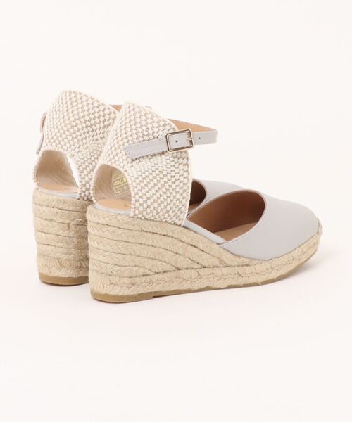 GAIMO（ガイモ）の「【GAIMO/ガイモ】エスパドリーユ 　ウェッジサンダル（サンダル・レディース・ブラック/グレー・36/37/38/39）」の4枚目の写真