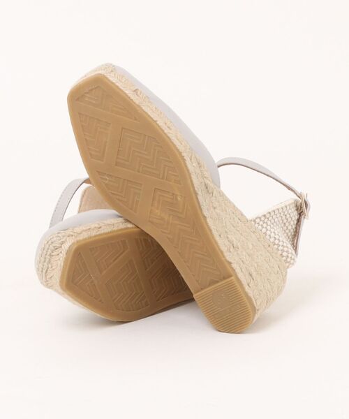 GAIMO（ガイモ）の「【GAIMO/ガイモ】エスパドリーユ 　ウェッジサンダル（サンダル・レディース・ブラック/グレー・36/37/38/39）」の3枚目の写真