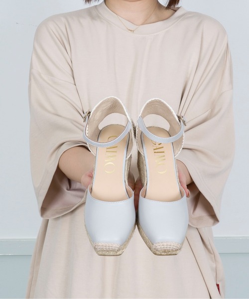 GAIMO（ガイモ）の「【GAIMO/ガイモ】エスパドリーユ 　ウェッジサンダル（サンダル・レディース・ブラック/グレー・36/37/38/39）」の11枚目の写真