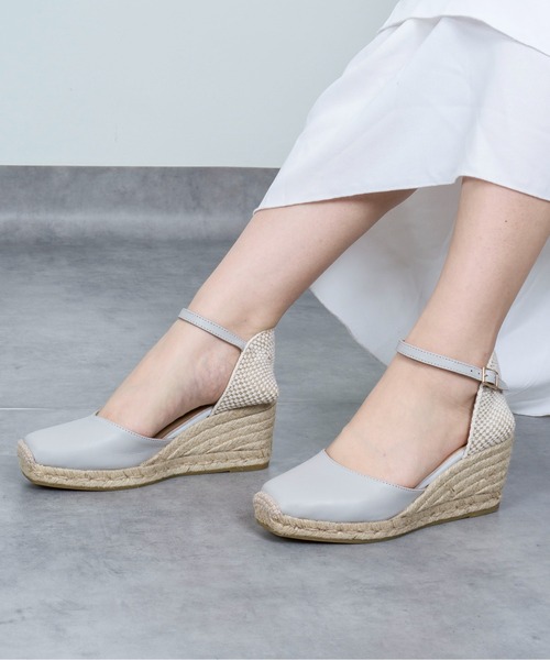 GAIMO（ガイモ）の「【GAIMO/ガイモ】エスパドリーユ 　ウェッジサンダル（サンダル・レディース・ブラック/グレー・36/37/38/39）」の10枚目の写真