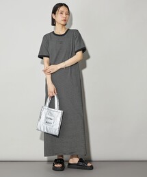 CITEN | ＜CITEN＞ボーダートリムハーフスリーブワンピース(ワンピース)