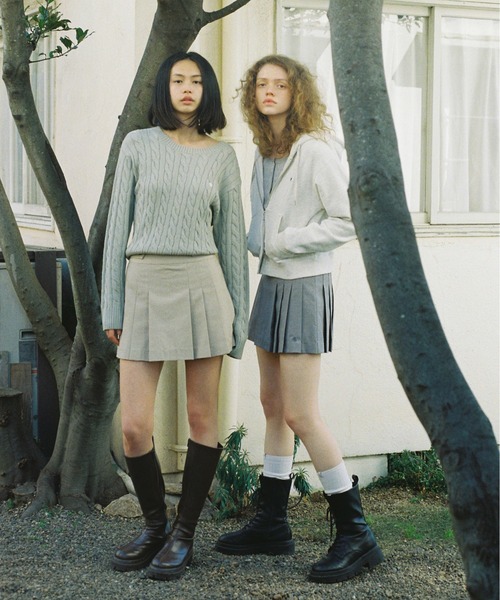 Heather（ヘザー）の「【POLO BCS(ポロ・ビーシーエス)】WZIPフーディ　323286（パーカー・レディース・オートミール/ネイビー/グレー・FREE）」の6枚目の写真