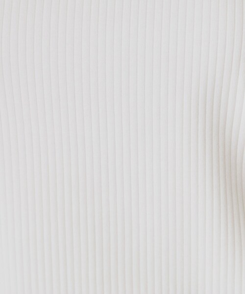 OPAQUE.CLIP（オペークドットクリップ）の「ボートネックリブカットソー【洗濯機洗い可】（Tシャツ/カットソー・レディース・ブラック/ライトベージュ/ホワイト系3/ホワイト・36/38/40/42）」の20枚目の写真