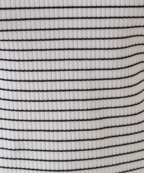 OPAQUE.CLIP（オペークドットクリップ）の「ボートネックリブカットソー【洗濯機洗い可】（Tシャツ/カットソー・レディース・ブラック/ライトベージュ/ホワイト系3/ホワイト・36/38/40/42）」の12枚目の写真