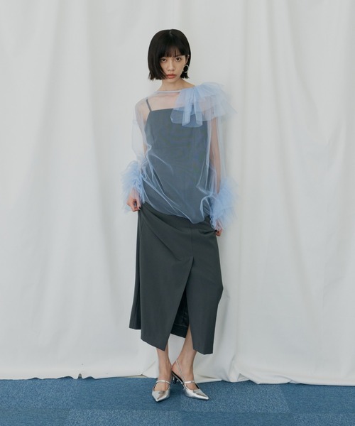 セール】ブルーミングチュールドレス / blooming tulle dress（ドレス