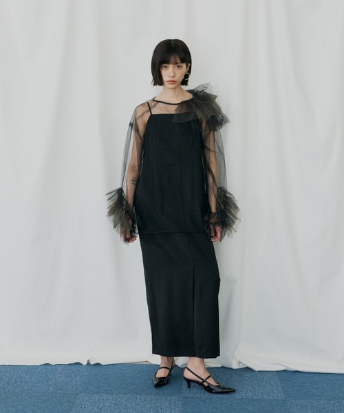 ブルーミングチュールドレス / blooming tulle dress（ドレス