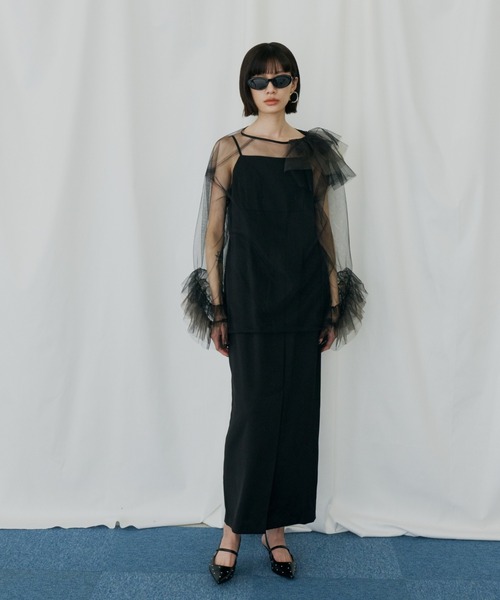 セール】ブルーミングチュールドレス / blooming tulle dress（ドレス