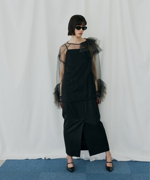 セール】ブルーミングチュールドレス / blooming tulle dress（ドレス