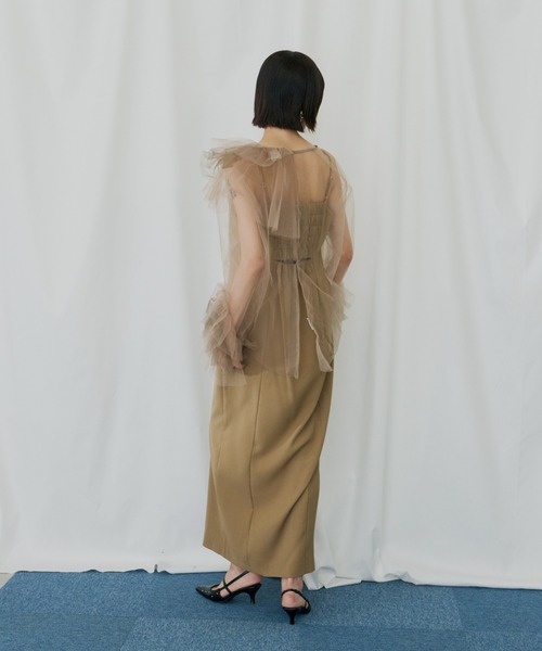 ブルーミングチュールドレス / blooming tulle dress（ドレス