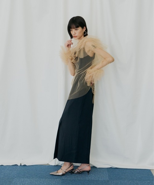 ブルーミングチュールドレス / blooming tulle dress（ドレス