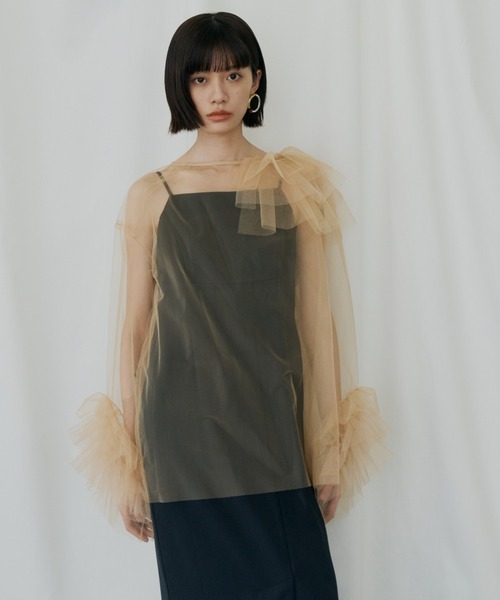 ブルーミングチュールドレス / blooming tulle dress（ドレス