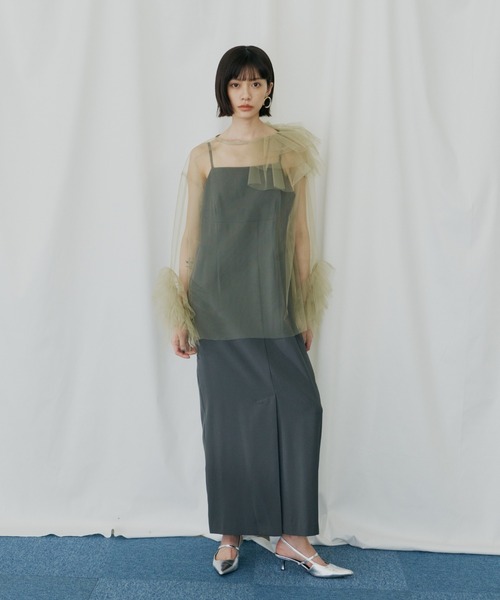 ブルーミングチュールドレス / blooming tulle dress（ドレス