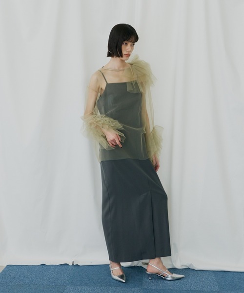 ブルーミングチュールドレス / blooming tulle dress（ドレス