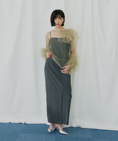 セール】ブルーミングチュールドレス / blooming tulle dress（ドレス