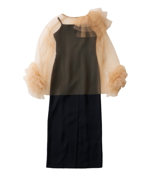 blooming tulle dress ブルーミングチュールドレス（ドレス