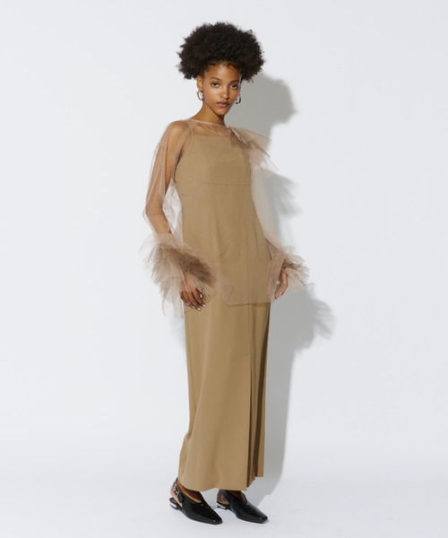 ANDRESD アンドレスド blooming tulle dress blooming tulle dress ブルーミングチュールドレス（ドレス
