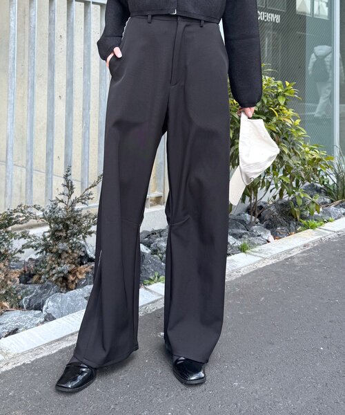 mline]レースレイヤードスラックスパンツ（その他パンツ