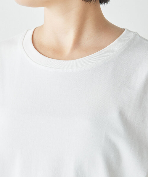 GALLARDAGALANTE（ガリャルダガランテ）の「タックコクーンTシャツ（Tシャツ/カットソー・レディース・キャメル/オフホワイト/ネイビー/ブラウン・FREE）」の18枚目の写真