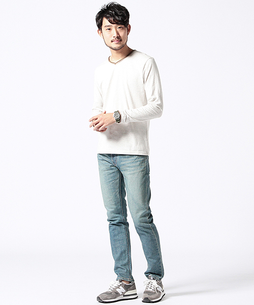 BEAMS(ビームス)の「BEAMS / カットオフ Vネック TEE(Tシャツ/カットソー・メンズ・ホワイト系その他/ブラック系その他/ネイビー・X-LARGE/MEDIUM/LARGE/SMALL)」の20枚目の写真