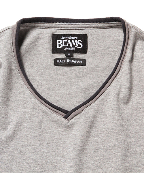 BEAMS(ビームス)の「BEAMS / カットオフ Vネック TEE(Tシャツ/カットソー・メンズ・ホワイト系その他/ブラック系その他/ネイビー・X-LARGE/MEDIUM/LARGE/SMALL)」の16枚目の写真