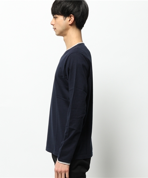 BEAMS(ビームス)の「BEAMS / カットオフ Vネック TEE(Tシャツ/カットソー・メンズ・ホワイト系その他/ブラック系その他/ネイビー・X-LARGE/MEDIUM/LARGE/SMALL)」の5枚目の写真