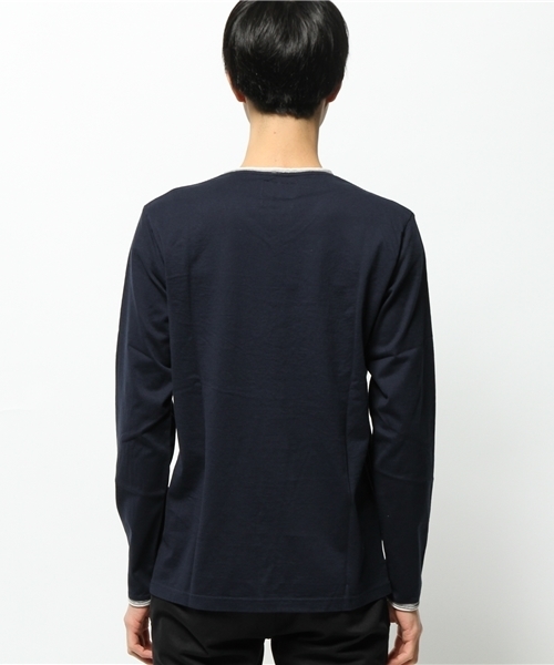 BEAMS(ビームス)の「BEAMS / カットオフ Vネック TEE(Tシャツ/カットソー・メンズ・ホワイト系その他/ブラック系その他/ネイビー・X-LARGE/MEDIUM/LARGE/SMALL)」の6枚目の写真