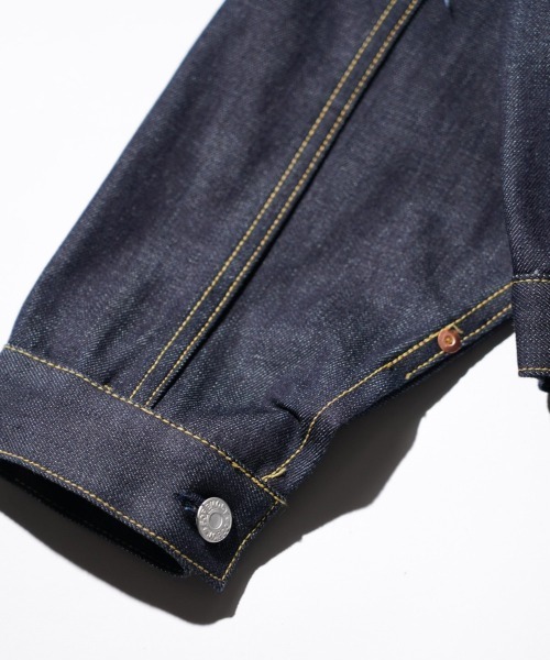 PENNEYS（ぺニーズ）の「PENNEY'S FOREMOST / ぺニーズフォアモスト 40S PLEATS JACKET 1ST RIGID シンチバック プリーツ デニムジャケット リジッド（デニムジャケット・メンズ・インディゴブルー・40/42/44/50）」の12枚目の写真