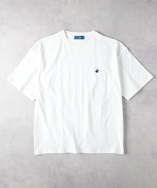 Right-on(ライトオン)の「BEVERLY HILLS POLO CLUB(ビバリーヒルズポロクラブ)ワンポイントTシャツ(Tシャツ/カットソー・メンズ・ブラック/ホワイト・M/L/S/XL)」の13枚目の写真