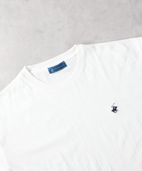 Right-on(ライトオン)の「BEVERLY HILLS POLO CLUB(ビバリーヒルズポロクラブ)ワンポイントTシャツ(Tシャツ/カットソー・メンズ・ブラック/ホワイト・M/L/S/XL)」の16枚目の写真