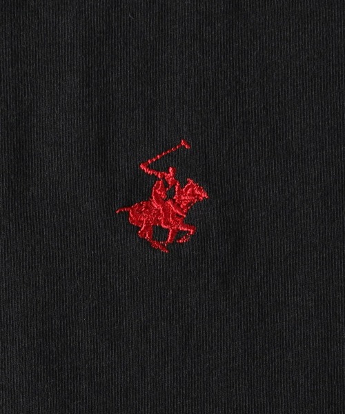 Right-on(ライトオン)の「BEVERLY HILLS POLO CLUB(ビバリーヒルズポロクラブ)ワンポイントTシャツ(Tシャツ/カットソー・メンズ・ブラック/ホワイト・M/L/S/XL)」の9枚目の写真