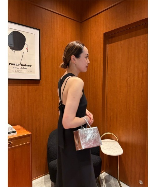 COLUMN(コラム)の「COLUMN / ベルトディテールマキシワンピース<PERMANENT>(ワンピース・レディース・ブラウン/ブラック・38/36)」の14枚目の写真
