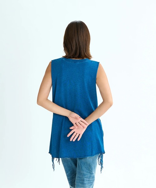 ROXY(ロキシー)の「LABYRINTH TOPS /ロキシーサイドフリンジラウンドヘムタンクトップ(タンクトップ・レディース・ブラック/ナチュラル/インディゴブルー・LARGE/MEDIUM)」の17枚目の写真