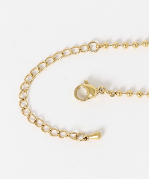 SMELLY（スメリー）の「ステンレスボールシンプルブレスレット（ブレスレット・レディース・ゴールド・-）」の11枚目の写真