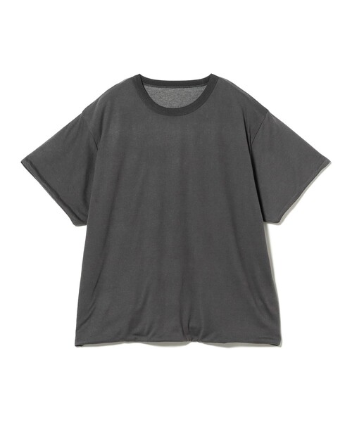 B:MING by BEAMS（ビーミングバイビームス）の「【別注】AIRTOWNE MILLS / リバーシブル Tシャツ（Tシャツ/カットソー・メンズ・ネイビー/チャコールグレー・XL/S/L/M）」の9枚目の写真